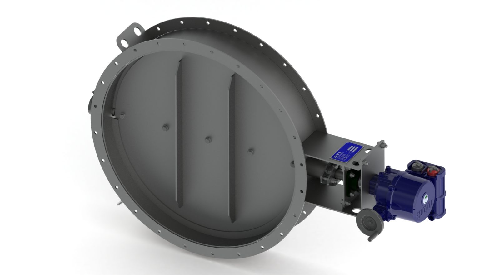 Acid Plant Damper render