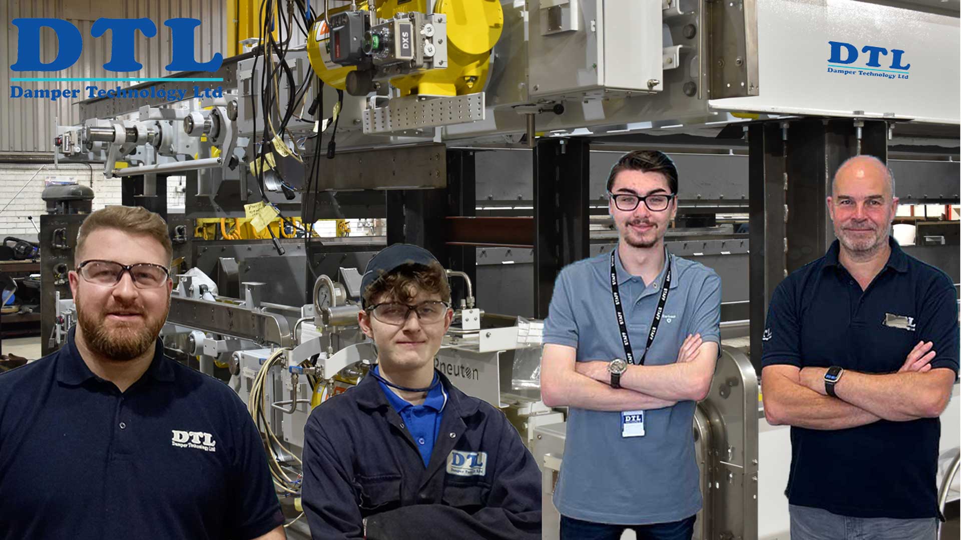 Shining a light on our current apprentices at Damper Technology Ltd